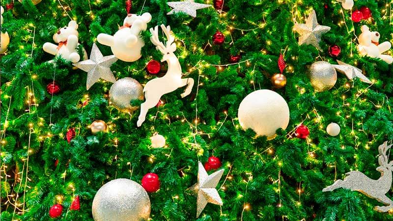 Decoración para centros comerciales en navidad la Decoteca Guirnaldas de navidad, Bolas de navidad para el árbol de navidad